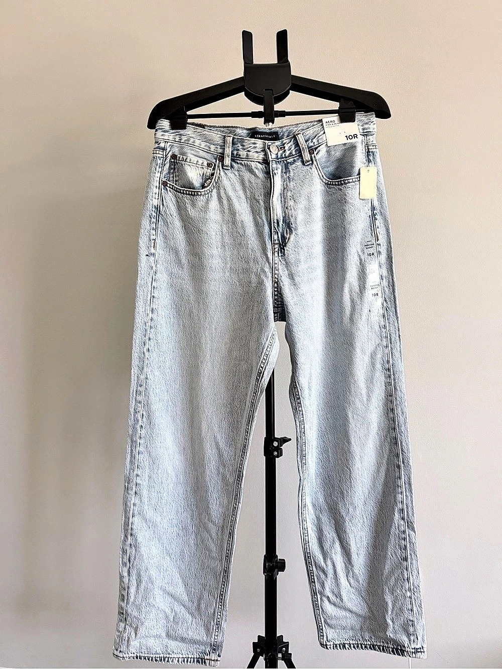 Aéropostale 90s Baggy Straight Leg Jeans Blue Size 10R NWT